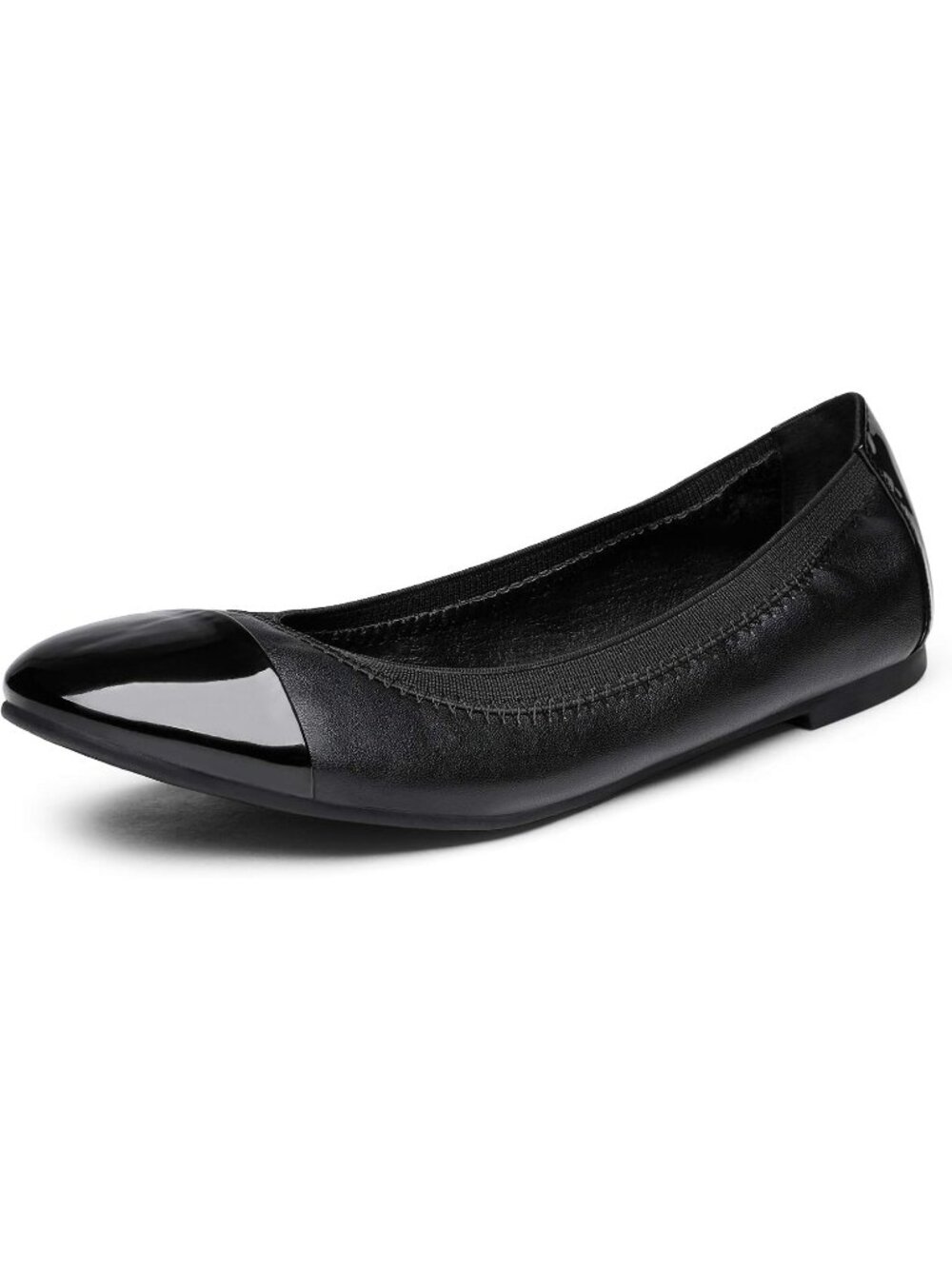DREAM PAIRS Women's Black Comfortable Round Toe Slip On Casual Ballet Flat Shoes